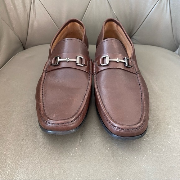 Peter Millar Hyperlight Brown Leather Bit Loafer Shoes Men’s Size 13 main image 6